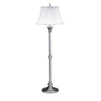 House of Troy Newport 57.5" Pewter Floor Lamp