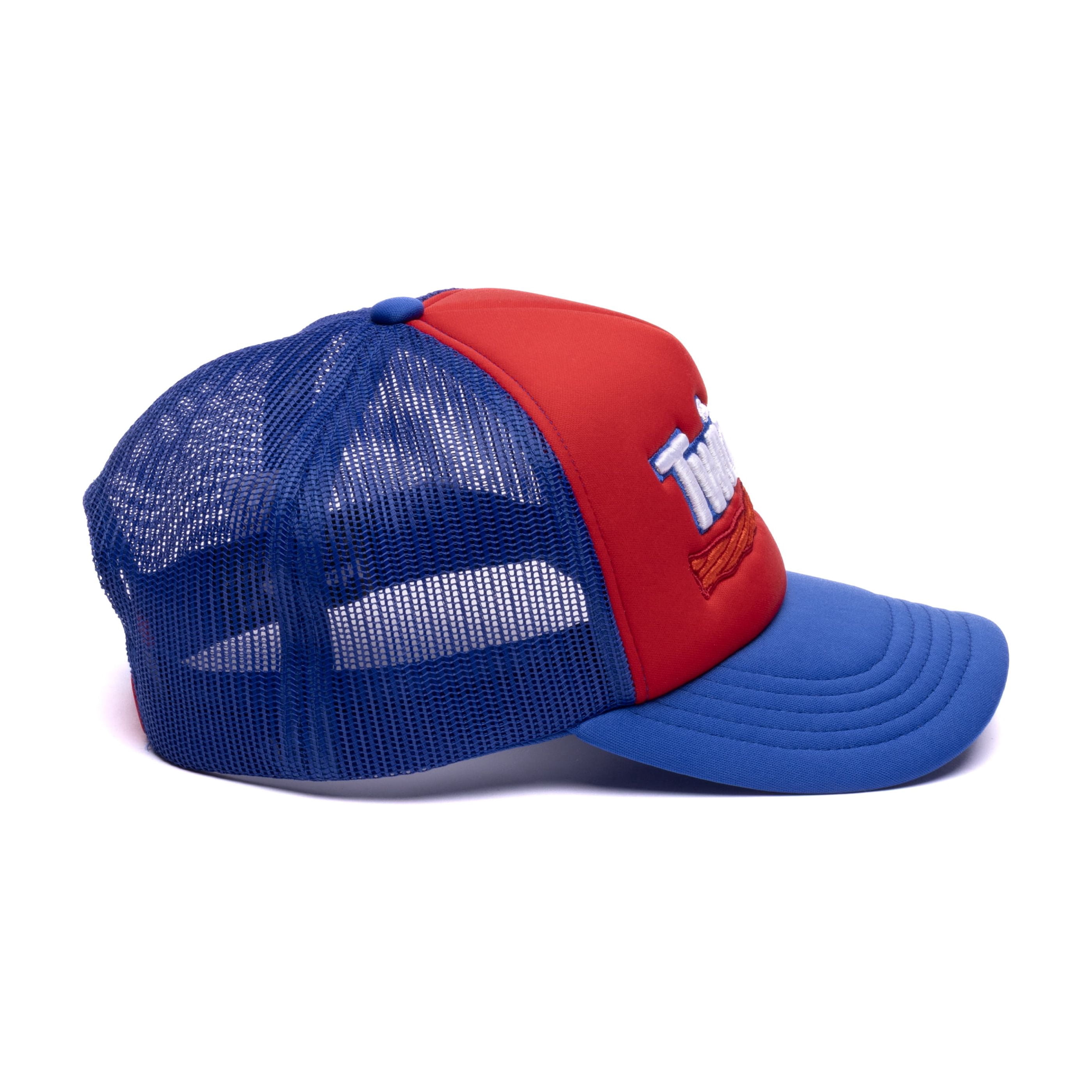 ODD SOX Twizzlers Trucker Hat – Classic Candy Mesh Snapback Cap for Men & Women Sweet Snack Blue Red