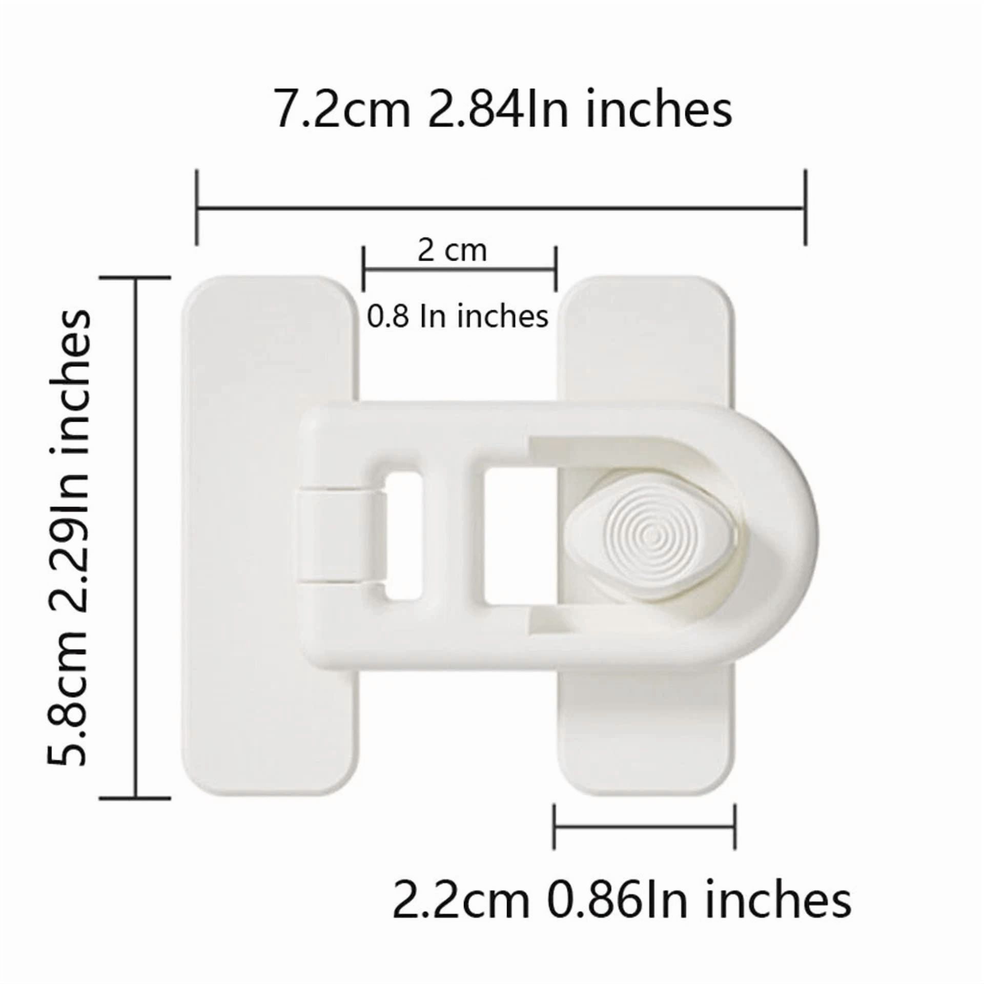 4Pcs Child Proof Fridge Lock Oven Lock Multifunction Buckle For Kids Protection
