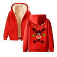 thumbnail image 1 of WILLBEST Sudadera Navideña para Mujer, Cuello Redondo, con Renos y Copos de Nieve Sudadera con Cremallera X-Grande, 1 of 4