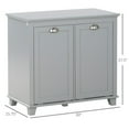 Grey TiltOut Laundry Sorter Stylish Bathroom Storage