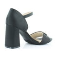 thumbnail image 5 of LifeStride Bombshell Women's Heels Black Satin Size 8.5 M, 5 of 8