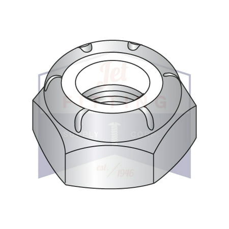 

5/8-11 Nylon Insert Hex Lock Nut (Stop Nut) | Thin Pattern | Light Hex Thin Height (NTM & NTE Series) | 18-8 Stainless Steel (Quantity: 100)