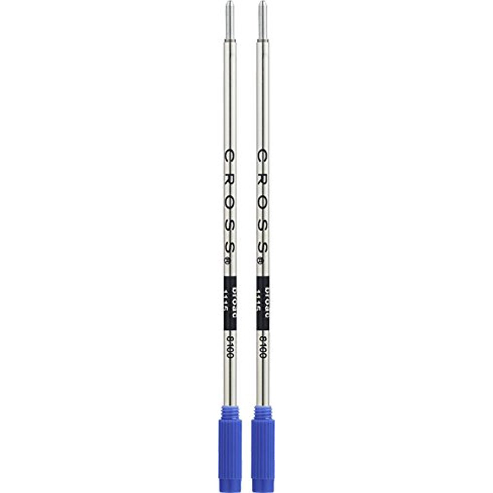 Cross Ballpoint Pen Refill, Broad Blue, 2 Per Card (81002) Walmart