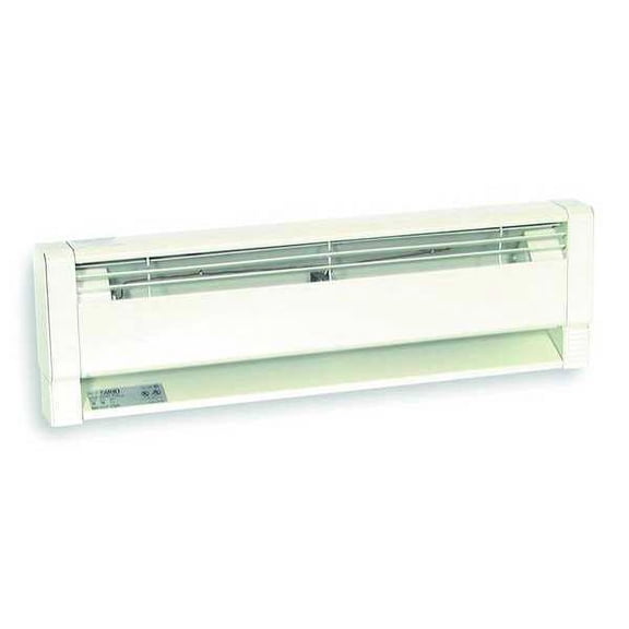1PACK Dayton 3UG31 34" Hydronic Electric Baseboard Heater, White, 562/750W, 208/240V