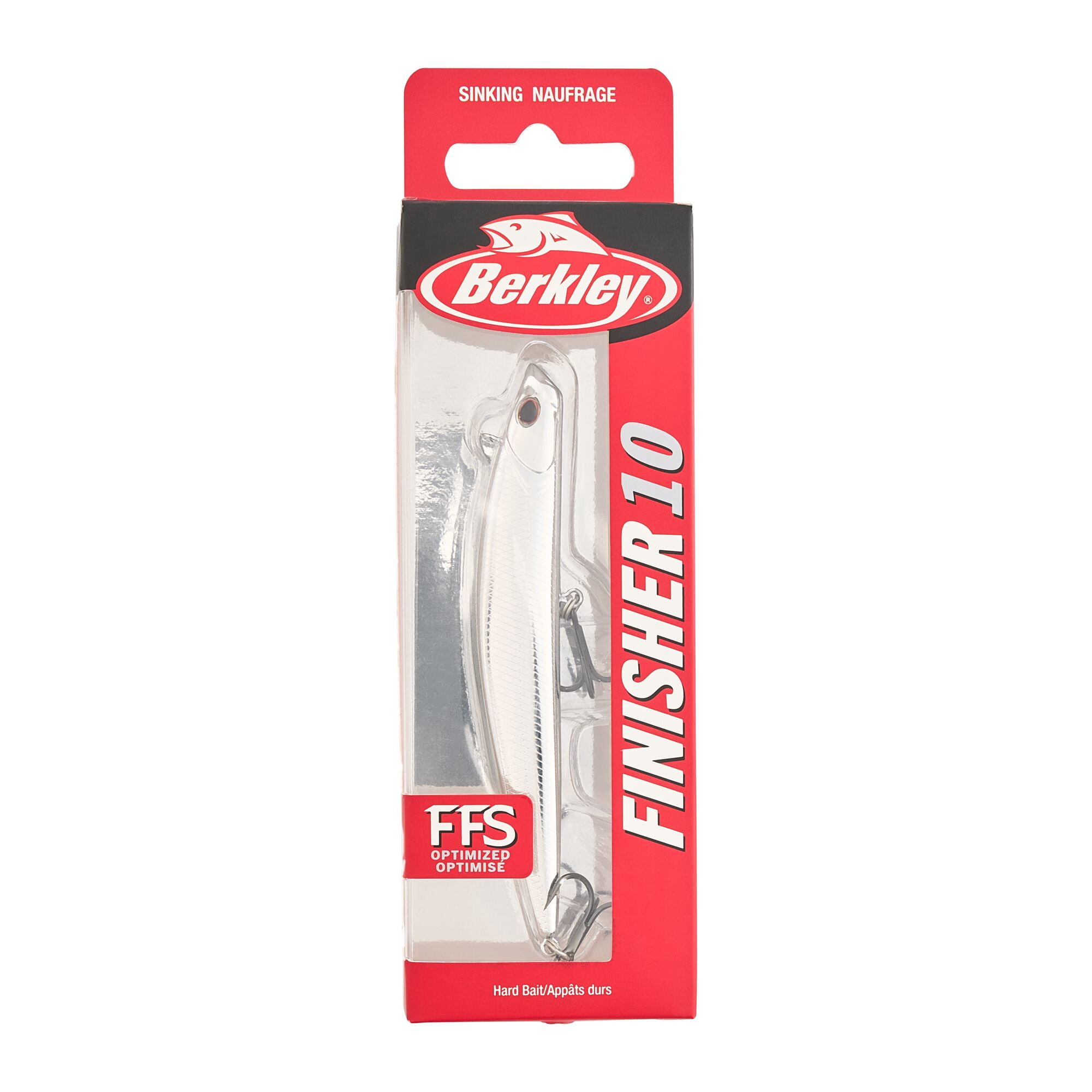 Berkley Finisher, 4 in, Glide Baits, Chrome (1 Count)