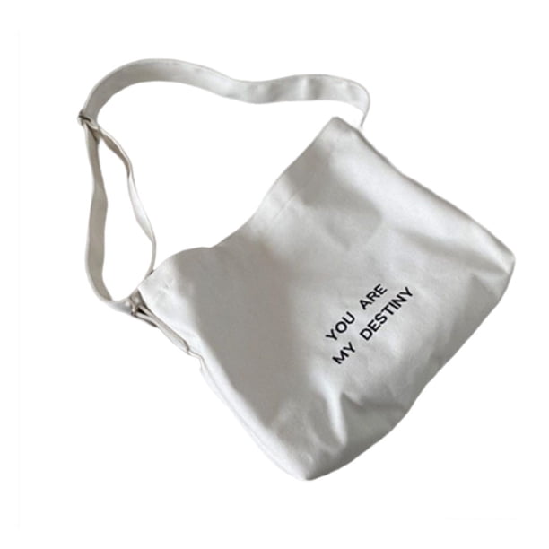 Qarigey Bolso de hombro para mujer, Camping, compras, viaje, paraguas, botella de agua, libros, bolso de almacenamiento, bolso de mensajero informal para Bolsas de mensajero y de hombro Blanco Qarigey AP012359-02