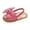 Red, variant on Baby Girls Bowknot Sandals Summer Non-Slip Soft Sole Princess Casual Beach Sandals, 0-18M
