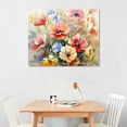 thumbnail image 2 of Orinice Vintage Botanical Wall Art Canvas Prints,Floral Art Posters,Colorful Wildflower Painting,Living Room Farmhouse Wall Decor 16x12in, 2 of 6