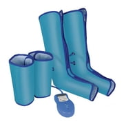 North American Health Wellness Air Compression Leg Wraps, Blue