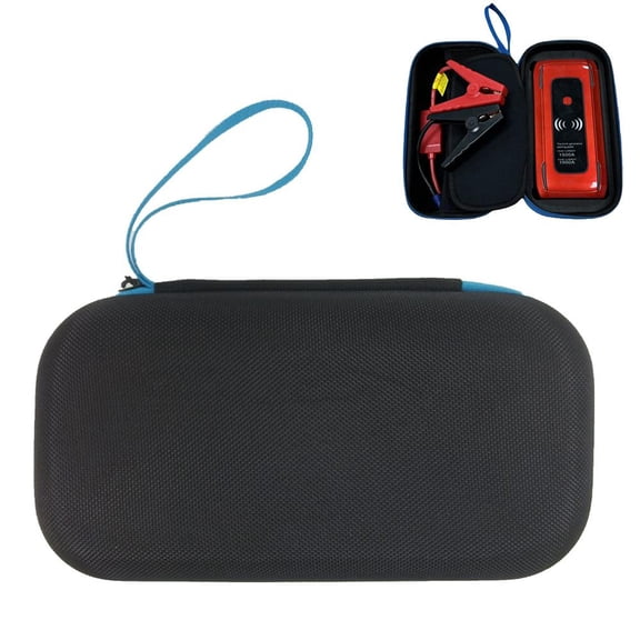 Carrying Case for Car Jump Starter, 25x12x9cm Fits for Battery Starter, Portable Storage Box for Car Battery Charger and Jumper Cables(Case ONLY)