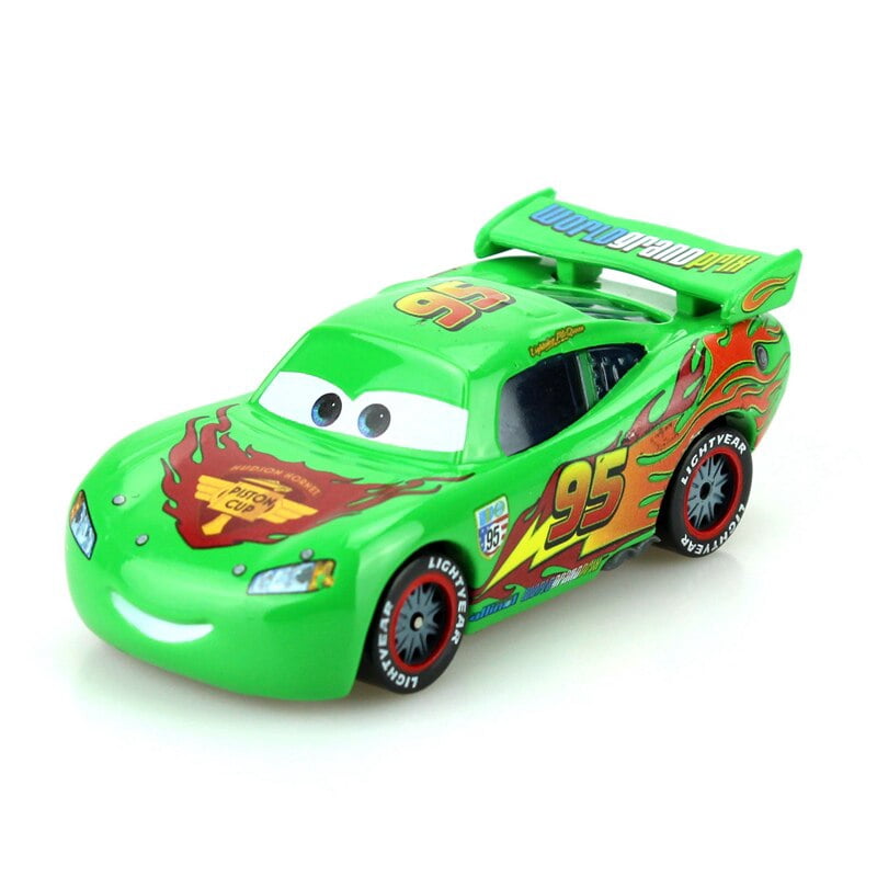 Jouet Cars 2 Pièces – Camion Container Lightning McQueen – Modèle Diecast Metal 1:55 – No.95