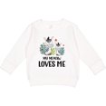 thumbnail image 2 of Inktastic Zebra My Memaw Loves Me Toddler Sweatshirt, 2 of 4