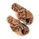 thumbnail image 3 of Pantuflas marrones con estampado de leopardo para mujer, suaves y cálidas, para otoño e invierno (talla 38-39), 3 of 7