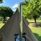 thumbnail image 5 of Yuarrent Chimenea de escape multifuncional plateada con tubo de conducto Flexible para extractor conveniente Kits de desorden para acampar 6*20 chimenea, 5 of 6
