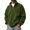 Army Green, variant on Mens Full Zip Polar Fleece Jacket Warm Winter Tactical Jackets | Classic Zip Up Coat, Multi Zipper Pockets, Windproof thermal, Athletic Workout, Fall Outdoor Active Purple