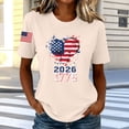 thumbnail image 4 of Afelkas 250th Anniversary Shirt for Women 4th of July Shirt Celebrate 250 Years 1776-2026 250th Birthday of America Patriotic Tee 250 Merchandise Crewneck Short Sleeve Top, 4 of 6