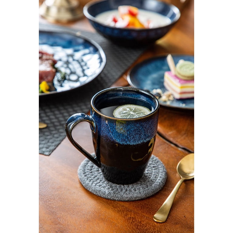 Vancasso 32-Piece Stoneware Dinnerware Set for 8, Blue photo 2