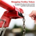 thumbnail image 4 of 6 Pcs Shopping Trolley Tokens Cart Quarter Keychain Trolley Token Keychain Shopping Trolley Token Key Ring, 4 of 4