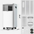 thumbnail image 3 of TURBRO Greenland 8,000 BTU Portable Air Conditioner, Dehumidifier and Fan, 3-in-1 Floor AC Unit for Rooms up to 300 Sq ft, Sleep Mode, Timer, Remote Included (5,000 BTU Sacc), 3 of 8