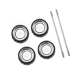 thumbnail image 1 of 4Pcs/Set 1/64 On-Road Model Car Wheel tires diy front rear & Tires Spare Parts for Hotwheels E5, 1 of 8
