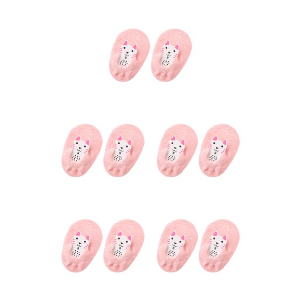 Qarigey Calcetines de suelo para bebé con empuñaduras antideslizantes, calcetín corto para recién nacido, medias para niños, divertido jardín de Type2 NO2 Qarigey CBP382697