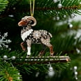 thumbnail image 5 of 10Pcs Acrylic Christmas Pendant under $5! Bzdzmqm Acrylic Christmas Pendant Hanging Ornaments, 2D Animal Christmas Tree Decorations, Festive Holiday Home Decor, Christmas Tree Ornaments Set, 5 of 5
