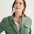 thumbnail image 3 of Women's Sonoma Goods For Life® Patch Pocket Utility Jacket Color: Manolo Olive Size: MEDIUM, 3 of 4