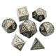 thumbnail image 1 of Juego de Dados Poliédricos Sunnimix Metal 7 Piezas D4 D6 D8 D10 D12 D20 Estilo 2, 1 of 6