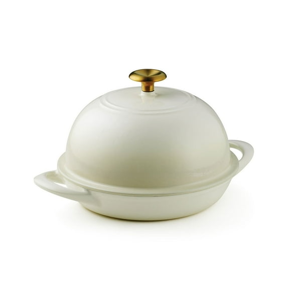 Tramontina 9.5" Enamel Cast Iron Bread Oven, Latte