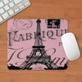 thumbnail image 3 of CafePress - Modern Girly Pink Paris Mousepad - Non-slip Rubber Mousepad, Gaming Mouse Pad, 3 of 6