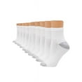 thumbnail image 4 of Hanes Women's Cool Comfort Ankle Socks, 10-Pair Value Pack, 4 of 6