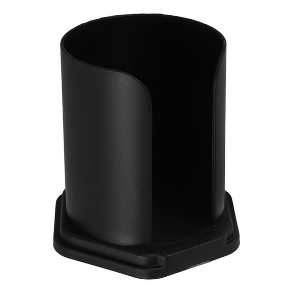 NICEXMAS Plastic Coffee Filter Holder Storage Container Black Compact Coffee Bar Stand