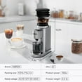 thumbnail image 5 of HiBREW G7 Burr Coffee Grinder – 48 Grind Settings, Stainless Steel Electric Coffee Grinder for Espresso & Drip Brewing, 5 of 10