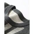 thumbnail image 3 of Men's Graphic Sweater Soft Fleece Crewneck Knitted Pullover Sweater, 3 of 5