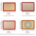 thumbnail image 3 of 42*29,5 almohadilla para hornear de fibra de vidrio de silicona herramientas para hornear almohadilla para hornear galletas espesadas almohadilla para amasar de silicona para macarrones, 3 of 5
