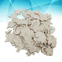 Raindrops DIY Wooden Craft Project Supplies with Natural Unpainted Wood Slices for Decor 6 51 5CM