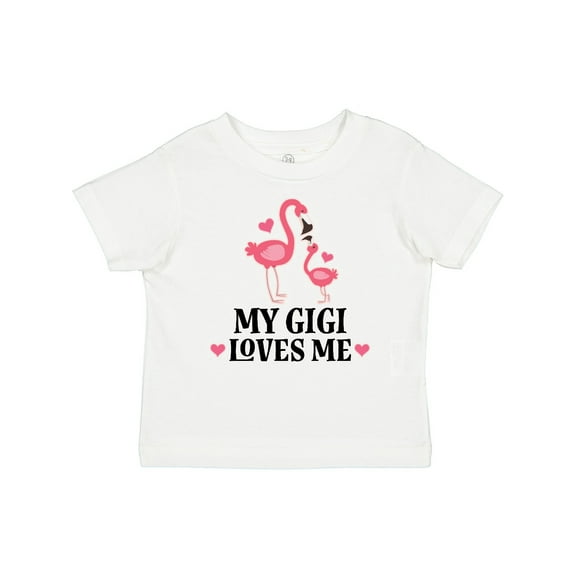 Inktastic My Gigi Loves Me Flamingo Girls Baby T-Shirt