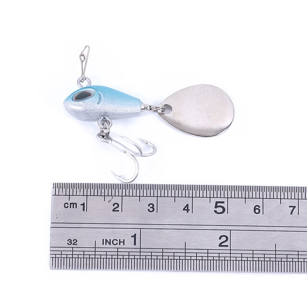 HENGJIA Fishing Lure Set Bass with Topwater Floating Rotating Tail Artificial Hard Bait Fishing Lures with Box,Fishing Lures for Bass Trout Crappie,Minnow Fishing Jigs for Freshwater Saltwater