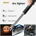 thumbnail image 2 of LNKOO Candle Lighter, Electric Rechargeable Arc Lighter with LED Battery Display Long Flexible Neck USB Lighter for Light Candles Gas Stoves Camping Barbecue, 2 of 7