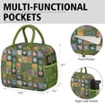 thumbnail image 6 of Womens Pioneer Flower Floral Print Pattern Lunch Box for Work,Insulated Lunch Bag for Women,Loncheras Para Mujer,Leakproof Adult Lunch Bag for Work,Beach,Travel,Picnic,Camping, 6 of 7