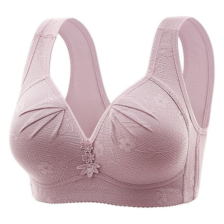 YHGFVOKJ Bras for Women Ultra Light Soft Convertible Light Fashion Bra Thin without Steel Ring Push Up Beautiful Back Underwear Full Coverage Bra Purple 38