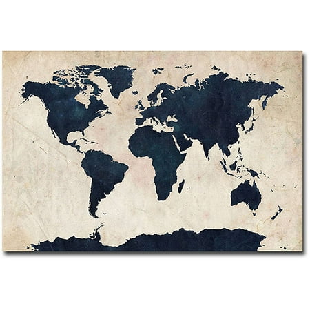 Canvas World Map Canvas World Map