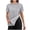 Light Gray, variant on Post Surgery Shirts for Women Short Sleeve Tear Away Tops Tear Away After Rotator Cuff Shirts Post Shoulder Surgery Shirts Women Chemo Port Adaptive Cloth Red XL