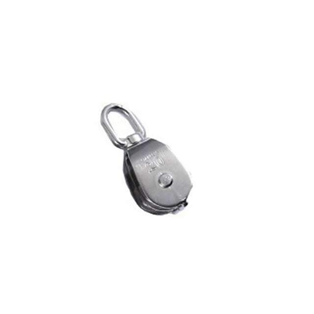 Dalazy Poulie en Acier Inoxydable Portable Détachable Réutilisable Remplaçant les Doubles Roues Anti-Corrosives pour Bateaux d'Escalade Levage M20