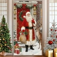 thumbnail image 6 of Christmas Door Cover Banner, Xmas Hanging Banner Holiday Backdrop Merry Christmas Santa Background for Home Holiday Decor 35.4 x 72.8in, 6 of 6