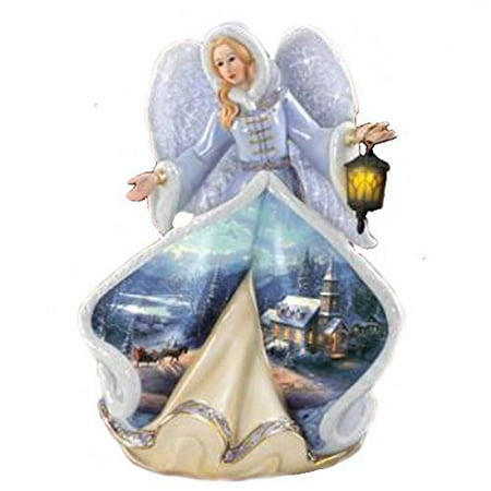Thomas Kinkade Angel of Glory 5th in the Series Retired Made of Resin 8 Inches Tall