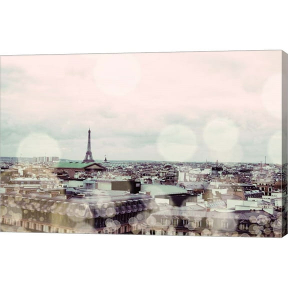 Great Art Now Rooftop Paris by Emily Navas, Canvas Wall Art, 30W x 20H
