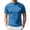 Cyan, variant on Mens Elastic T-Shirt Short Sleeve Basic Mock Neck T-Shirt Solid Color Slim Fit Undershirt Pullover Summer Thin Breathable Tops,Dark Purple,M