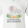 thumbnail image 4 of Inktastic You're Going to be a Great Grandma Elephants with Flowers Youth T-Shirt, 4 of 5